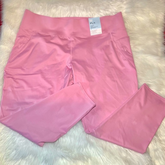 FLX Pants - FLX Pink Ascent Leggings High Rise Size 3X